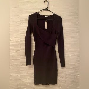 Abercrombie black sweater dress